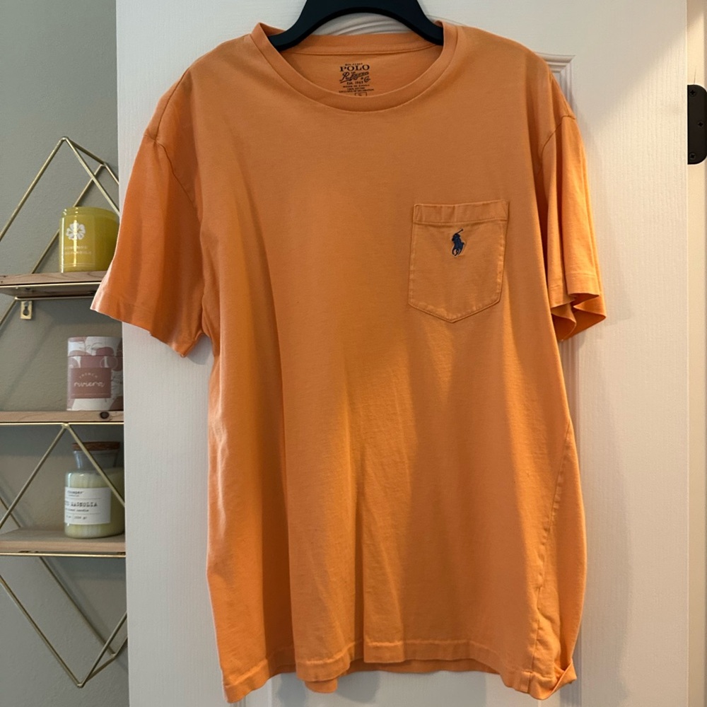 Polo by Ralph Lauren Men's Short Sleeve Tee in Orange